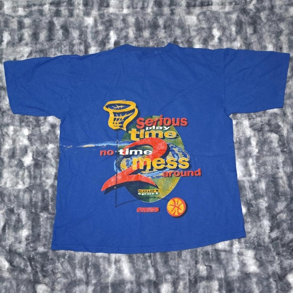 Vintage Bugle Boy Time 2 Play Court Sport T-Shirt